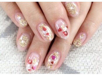 エムアイネイル(MI nail)/ジェルアートつけ放題¥8200