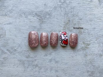 シンプリー ネイルアンドアイラッシュ 祖師谷大蔵店(Simpliee Nail&Eyelash)/手描きアートネイル