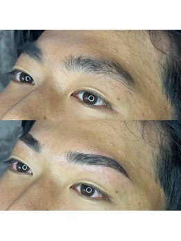 ボスブロウ 岐阜店(BOSS BROW)/【メンズ眉毛】before after
