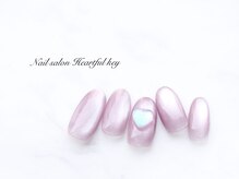 ネイルサロン ハートフルキー(Heartful key)の雰囲気(★シンプルマグハート¥8000【目黒/白金/ジェル】)
