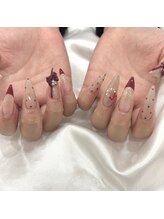 ワイズビューティー 天王寺店(y's beauty)/大人っぽガーリーネイル