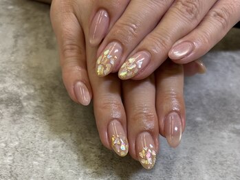 ネイル クランツ(nail kranz)/うるちゅるシェルネイル