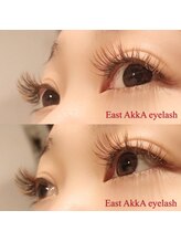 イーストアッカ アイラッシュ(East AkkA eyelash)/ブラウンカラーエクステ