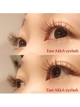 イーストアッカ アイラッシュ(East AkkA eyelash)/ブラウンカラーエクステ