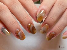 アイネイルズ 吉祥寺店(I nails)/地層ブラウンネイル