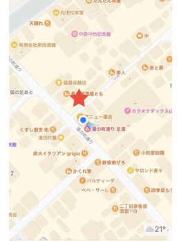 リラクゼーション アンド ビューティーケアサロン ブレス(BREATH)/サロン地図