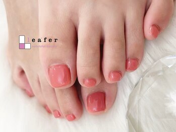 リーファネイルズ 岡山学南町店(Lea'ferNails)/フットワンカラー