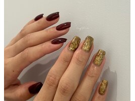 ～ゴールド×ボルドーアシメ～