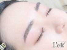 アイック 北千住Deux(I'ck)/アイブロウWAX＋間引きスタイル
