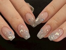 ジェミーネイル シンジュク(Jemiy nail shinjuku)/【Airi】ラメグラキラキラパーツ