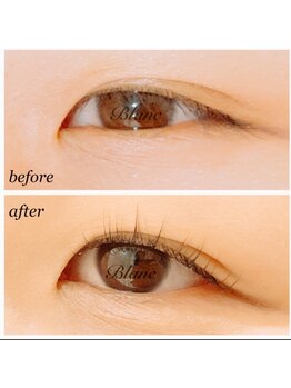 アイラッシュサロン ブラン イオンモール天童店(Blanc)/before/after★まつ毛パーマ