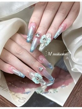 Mネイルの写真/超人気《長さだし専門店》★人気のワンホンパーツいっぱい♪心ときめくキラキラパーツ持ち込みも自由自在*