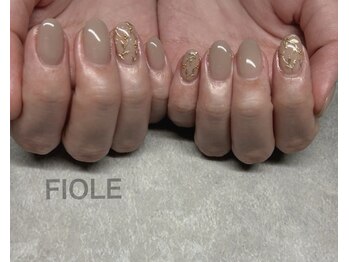 落ち着いた綺麗めアート♪