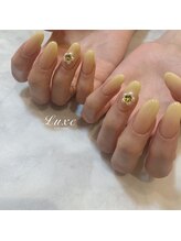 ネイルサロンリュクス (nailsalon Luxe)/バターイエローネイル