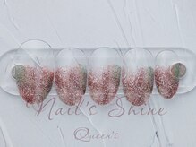 ネイルズシャインクイーンズ(nail's Shine Queen's)/クリアグラデーションアート