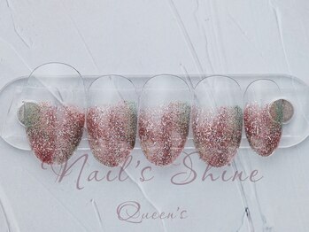 ネイルズシャインクイーンズ(nail's Shine Queen's)/クリアグラデーションアート