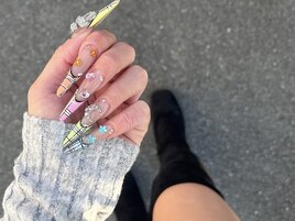 ★カラフルチェックネイル★