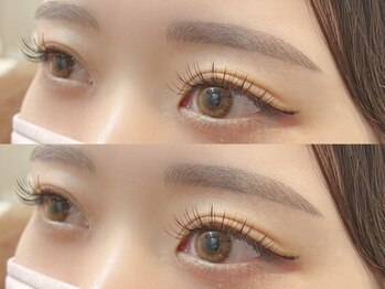 ラシエル大橋本店(La:ciel)の写真/ビューラーのような仕上がりの<まつ毛パーマ>が大人気★まつ毛に優しいパーマ液で負担少なくモチの良さUP♪