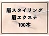 眉スタイリング+眉エクステ100本￥12650⇒¥10450【75分】