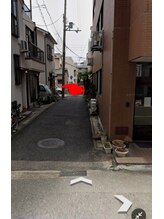 メグリ(Meguri)/右に曲がる前の風景