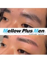 メロウプラス(mellow+)/メンズ眉毛/アイブロウ/眉毛