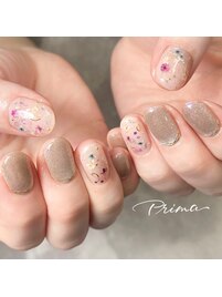 押し花ネイル
