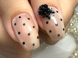 大人ガーリー/ドットネイル