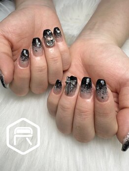 レディスペネイル ノウラ 名駅店(Redispe nail NouRa)/ブラックネイル