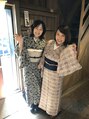 癒しの空間 ユルリ(yururi) 宿場まつりでワークショップ出店。たまにはお着物イイですね。