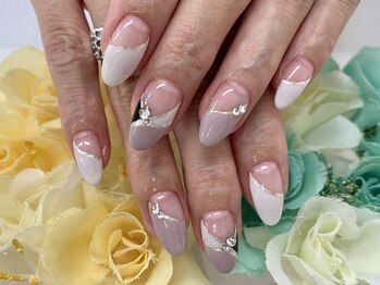 ディーネイル 天王寺(D-nail)/(松崎)秋 シンプルフレンチ