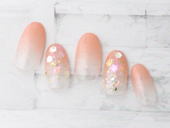 キャンアイドレッシー ヨコハマ元町店(Can I Dressy)/【NEW】グラデーションラメかけ