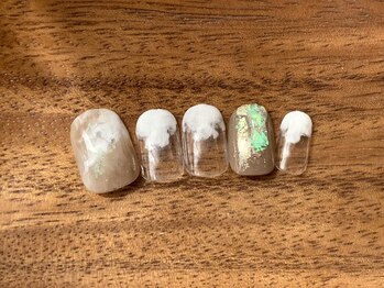 カラ ネイル 中津店(calla nail)/もやもやニュアンスネイル