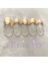 アルティノ ネイル ガーデン(altino nail garden)/ガーリーフレンチネイル
