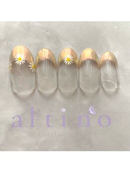 アルティノ ネイル ガーデン(altino nail garden)/ガーリーフレンチネイル
