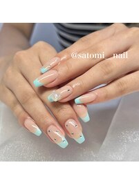 satomi担当:フレンチネイル