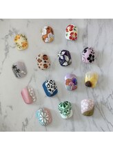 ビューティーサロンフルール(fleur)/手書きアート1本¥450～