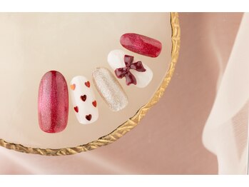 エムスラッシュ ソル センター南(M.SLASH SOL)/バレンタインカラーネイル