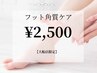 ¥3,000→¥2,500☆足の裏の角質ケアキャンペーン【夏限定】