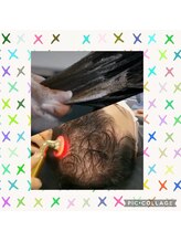 パールブルー(All Perl blue)/本格的なヘッドスパ