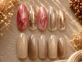 定額トレンドニュアンスネイル
