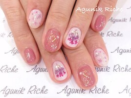 【押し花ネイル】