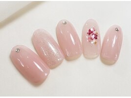 ドライフラワーネイル¥8930