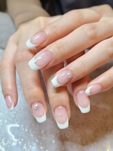 ネイルアンドまつげエクステ専門サロン スリー(THREE)/スクエアフレンチ