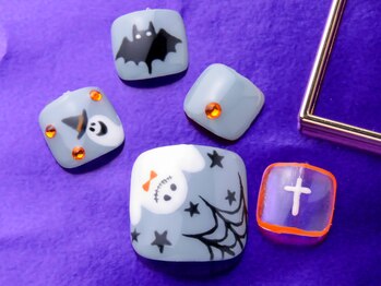 カラーズ 浜松店(colors)/フット☆ハロウィーンネイル