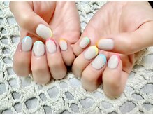 ネイルサロン K/カラフルフレンチ