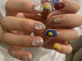 たっぷり個性派ネイル