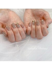 結婚式お呼ばれネイル♪