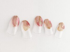 塗りかけネイル