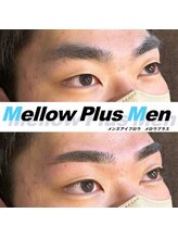 メロウプラス(mellow+)/メンズ眉毛/アイブロウ/眉毛
