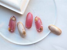 ネイル スパ ココプラス(Nail spa Cocoplus)/マグネットの冬ネイル￥9900